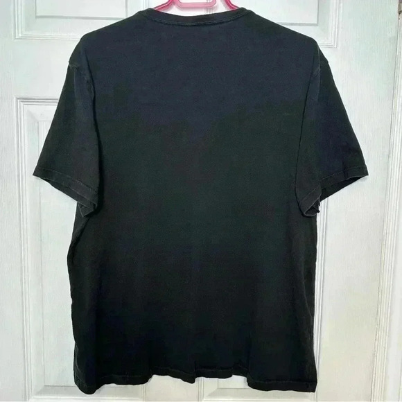 Tommy Hilfiger T-Shirt V-Neck Black Size Extra Large - Picture 7 of 15